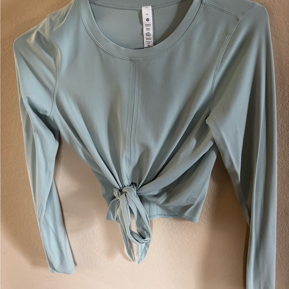 LuluLemon Light Blue Long Sleeve Top